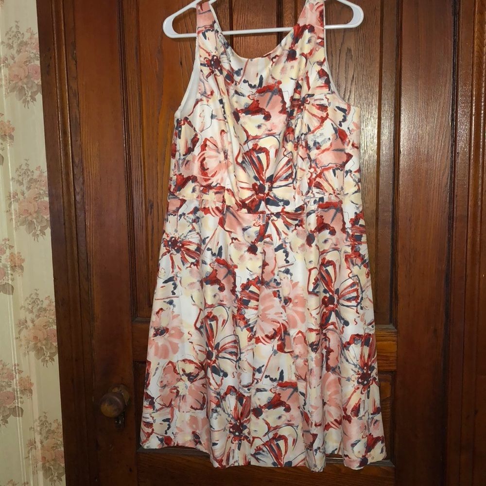 Graphic design loft summer dress